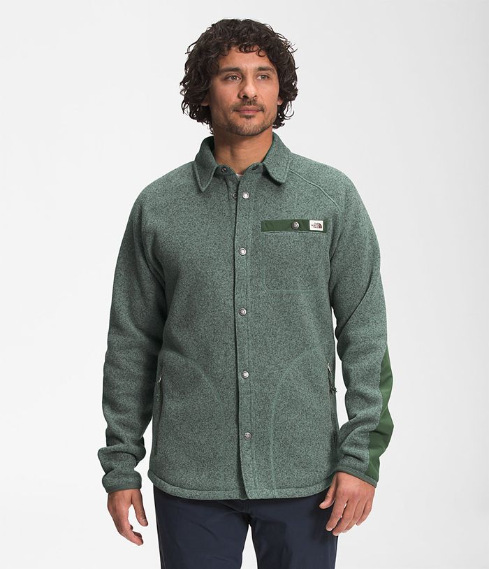 The North Face Gordon Lyons Shacket Mens Shirt Green 018753-NPA